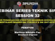 DASAR PERANCANGAN STRUKTUR BANGUNAN GEDUNG BETON BERTULANG DENGAN SNI 1726:2019 & SNI 2847:2019