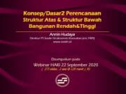 Konsep/Dasar2 Perencanaan Struktur Atas & Struktur Bawah Bangunan Rendah & Tinggi