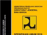 REV 2 SPESIFIKASI UMUM BINAMARGA 2018