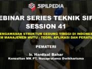 PENGAWASAN STRUKTUR GEDUNG TINGGI DI INDONESIA SISTEM MANAJEMEN MUTU : TEORI, APLIKASI DAN PERATURAN