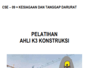 PELATIHAN AHLI K3 KONSTRUKSI _KESIAGAAN DAN TANGGAP DARURAT