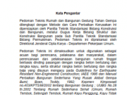 PEDOMAN TEKNIK RUMAH DAN BANGUNAN GEDUNG TAHAN GEMPA