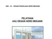 PELATIHAN AHLI DESAIN HIDRO MEKANIK_DESAIN PEKERJAAN HIDRO MEKANIK