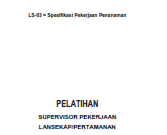 PELATIHAN SUPERVISOR PEKERJAAN LANSEKAP DAN PERTAMANAN (LANDSCAPE SUPERVISOR)_Spesifikasi Pekerjaan Penanaman