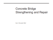 Concrete Bridge Strengthening and Repair