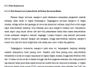 Pola Konservasi Lahan Kritis di Dalam Kawasan Hutan