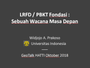 LRFD / PBKT Fondasi : Sebuah Wacana Masa Depan _GeoTalk HATTI Oktober 2018