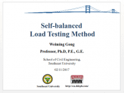Self-balanced Load Testing Method