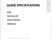 AASHTO – Guide Specification For Design of Pedestrian Bridges