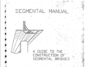 A Guide To The Construction Of Segmental Bridge