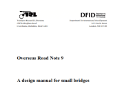 A design manual for small bridges (Overseas Road Note 9)