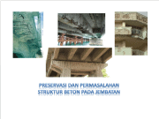 PRESERVASI DAN PERMASALAHAN STRUKTUR BETON PADA JEMBATAN