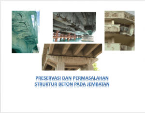 PRESERVASI DAN PERMASALAHAN STRUKTUR BETON PADA JEMBATAN | Sipilpedia