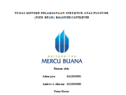 TUGAS METODE PELAKSANAAN STRUKTUR ATAS FLYOVER (PIER HEAD) BALANCED CANTILEVER