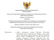 ERATURAN MENTERI PEKERJAAN UMUM DAN PERUMAHAN RAKYAT REPUBLIK INDONESIA NOMOR 19/PRT/M/2015 TENTANG STANDAR DAN PEDOMAN PENGADAAN PEKERJAAN KONSTRUKSI TERINTEGRASI RANCANG DAN BANGUN (DESIGN AND BUILD)