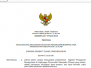 PERATURAN BUPATI CILACAP NOMOR 248 TAHUN 2018 TENTANG PEDOMAN PELAKSANAAN KEGIATAN PENGADAAN BARANG/JASA PEMERINTAH KABUPATEN CILACAP
