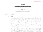 PEKERJAAN PEMELIHARAAN KINERJA JALAN