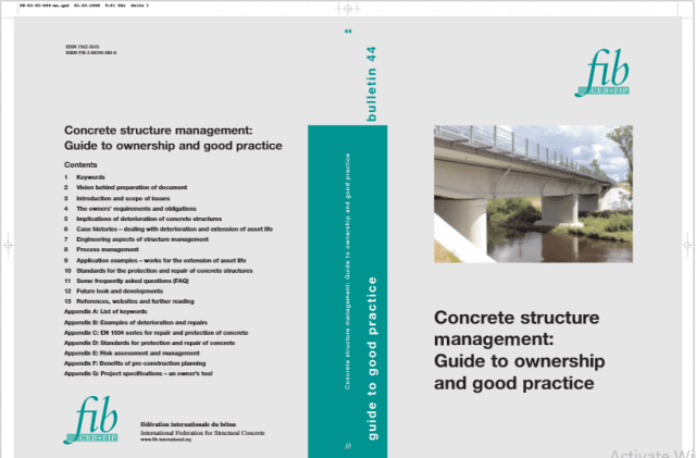 Concrete Structure Management Guide To Ownership And Good Practice