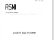 Geometrik Jalan Perkotaan