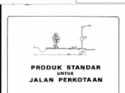 PRODUK STANDAR UNTUK JALAN PERKOTAAN vol 1