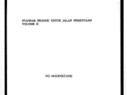 STANDAR PRODUK UNTUK JALAN PERKOTAAN VOL 2