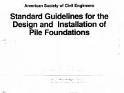 ASCE – Standard Guidelines for the Design and Installation of Pile Foundations