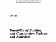Durability of Building and Construction Sealants and Adhesives