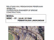 Ahli Pengawas Pekerjaan Jembatan Bina Marga
