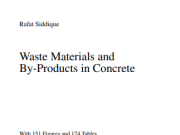 Waste Materials and By-Products in Concrete
