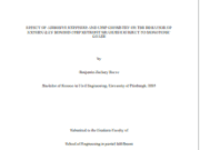 EFFECT OF ADHESIVE STIFFNESS AND CFRP GEOMETRY ON THE BEHAVIOR OF EXTERNALLY BONDED CFRP RETROFIT MEASURES SUBJECT TO MONOTONIC LOADS