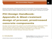 PCI Design Handbook: Appendix A: Blast-resistant design of precast, prestressed concrete components