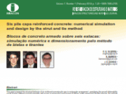 Six pile caps reinforced concrete: numerical simulation and design by the strut and tie method
