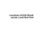 Canadian Wood Frame Housing Counstruction