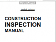 CONSTRUCTION INSPECTION MANUAL Eighth Edition