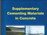 Supplementary Cementing Materials in Concrete
