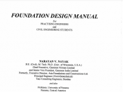 Foundation Design Manual for Practising Engineers and Civil Engineering Students