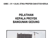 Modul Pelatihan Tenaga Ahli Belum Berbasis Kompetensi Cipta Karya _Manajer Kepala Proyek Bangunan Gedung