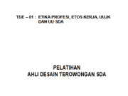 Modul Pelatihan Tenaga Ahli Belum Berbasis Kompetensi Sumber Daya Air _ Ahli Desain Terowongan Sumber Daya Air