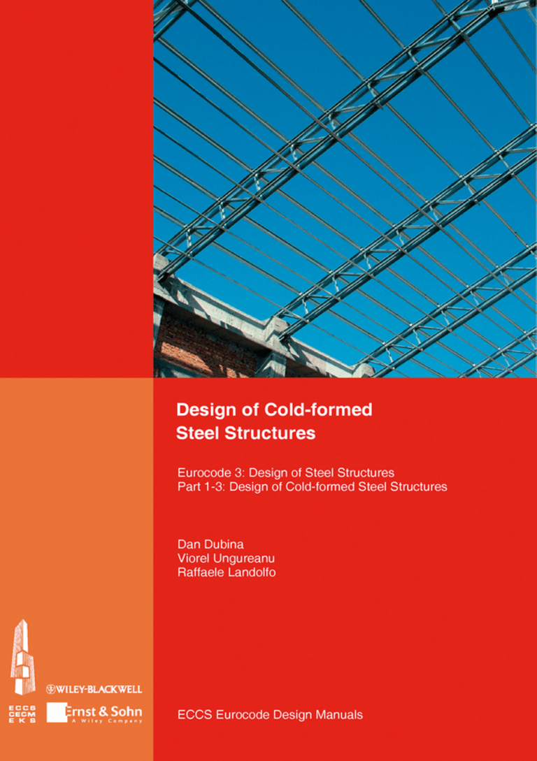 Design Of Cold Formed Steel Structures | Sipilpedia