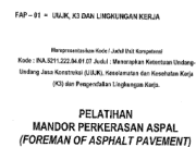 Modul Pelatihan Tenaga Terampil Berbasis Kompetensi _Bina Marga_Mandor Perkerasan Jalan