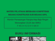 Modul Pelatihan Tenaga Terampil Berbasis Kompetensi _Cipta Karya_Installer Rangka Atap Baja Ringan