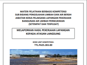 Modul Pelatihan Tenaga Terampil Berbasis Kompetensi _Cipta Karya_Pelaksana Lapangan Pekerjaan Bangunan Air Limbah Permukiman