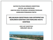 Modul Pelatihan Tenaga Terampil Berbasis Kompetensi _Sumber Daya Air_ Pelaksana Terowongan