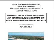 Modul Pelatihan Tenaga Terampil Berbasis Kompetensi _Sumber Daya Air_ Pelaksanaan Lapangan Pekerjaan Bangunan Pengaman Pantai
