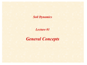 Soil Dynamics