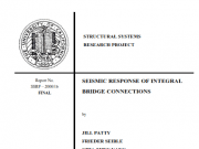 SEISMIC RESPONSE OF INTEGRAL BRIDGE CONNECTIONS