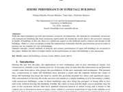 SEISMIC PERFORMANCE OF SUPER TALL BUILDINGS