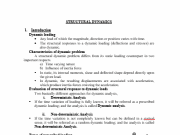 Structural Dynamics Notes