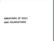 Vibrations of Soils and Foundations