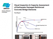 Visual Inspection & Capacity Assessment of Earthquake Damaged Reinforced Concrete Bridge Elements – Post Seismic Inspection and Capacity Assessment of Reinforced Concrete Bridges